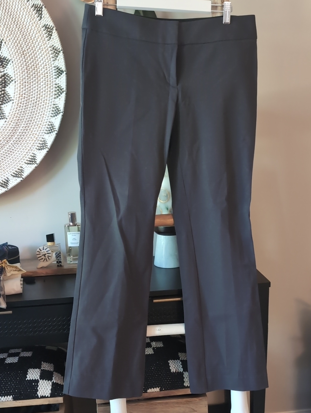 Loft Gray Trousers 8 Petite
